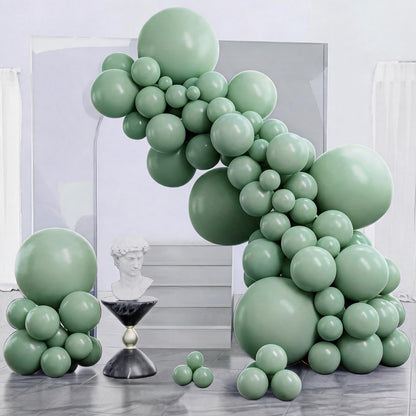 PartyWoo White Balloons 140 pcs Different Sizes of 18 12 10 5 Inch White Balloons Arch Kit Garland for Wedding Baby Shower Birthday Bridal Shower Graduation Engagement Party Decorations White-Y13