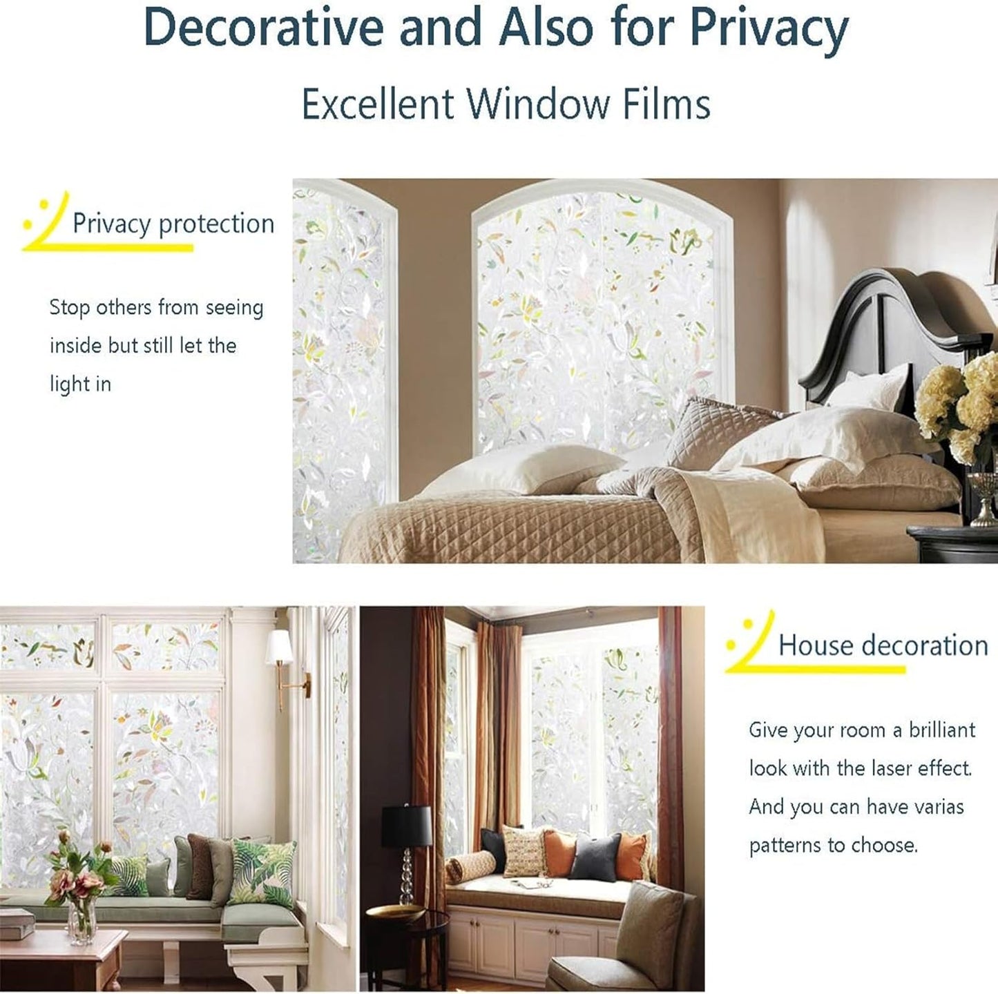 LEMON CLOUD Window Film: A Stunning 3D Stained Glass Solution