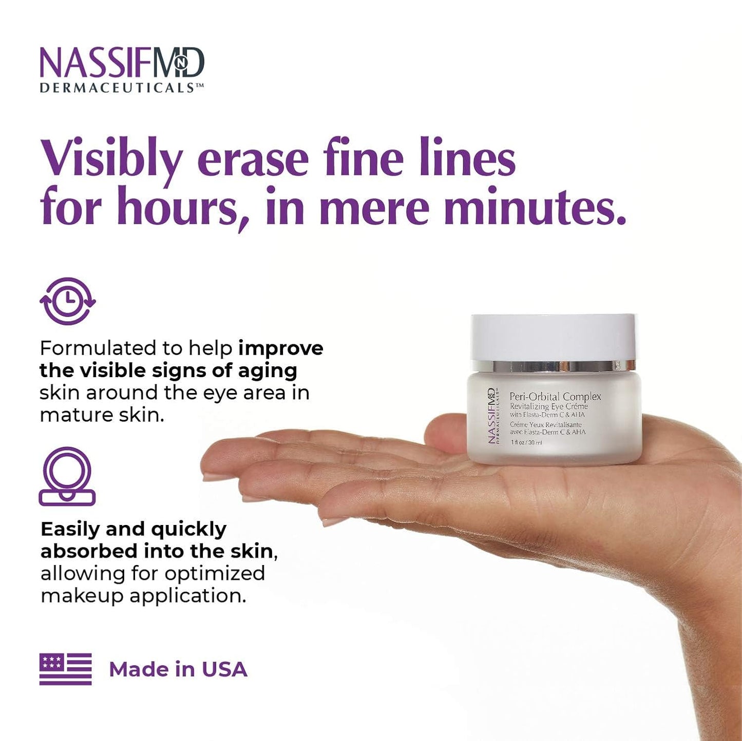 NASSIFMD Peri-Orbital Eye Cream and Pure Hydration Night Cream Bundle