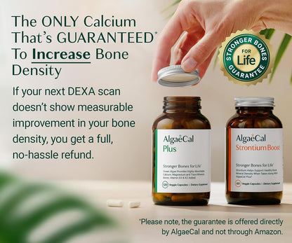 ALGAECAL Powerhouse Bundle - D3 Complete (1000 IU) + K2, Vitamin E, Vitamin A & Bone Builder Pack for Increased Bone Density & Omega 3 Fish Oil 1200mg EPA DHA & Osteoporosis Book