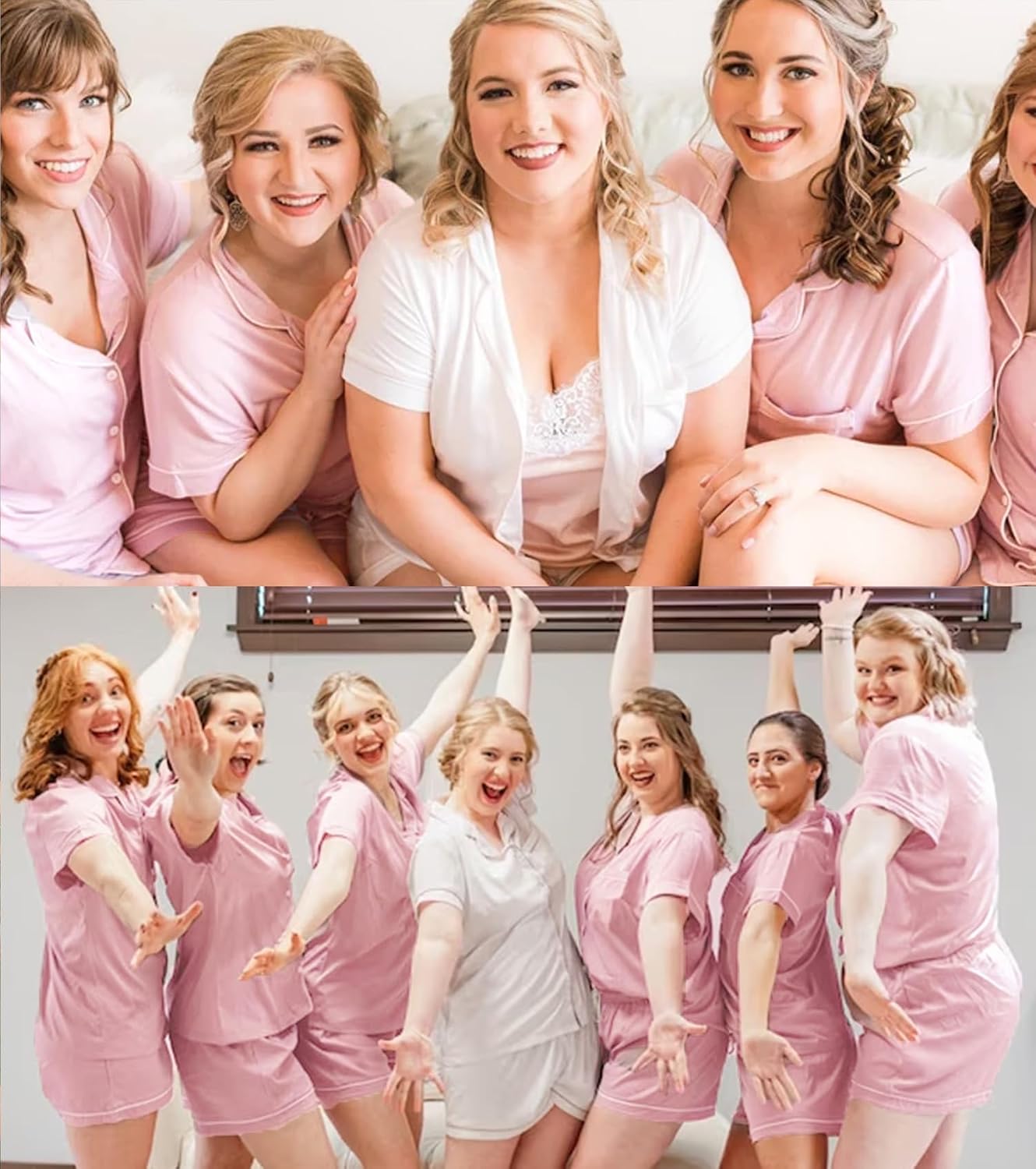 Soft and Comfortable Pajamas for Women - SWOMOG Button Down Sleepwear