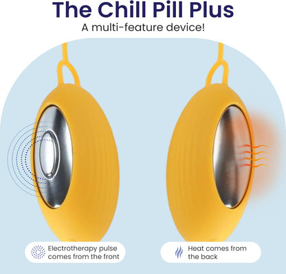 The Chill Pill Plus Sleep Aid Device with Heat, Compact Sleep Device with Targeted Pressure Point Therapy for Stress Relief, Panic Attacks, and Agitation - Heated Chill Pill Device by Mend Your Mental