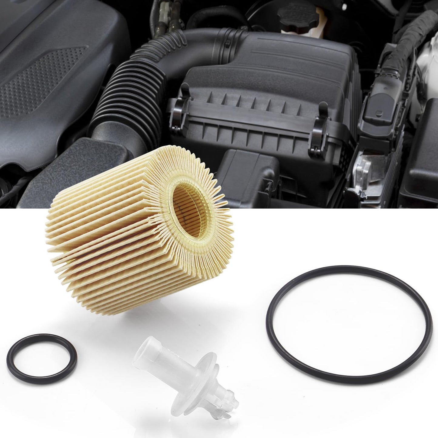 CA10262 Engine Air Filter Fit Ford Expedition/F150/F250/F350 (2007-2021) & Lincoln Navigator Replaces FA1883, 7C3Z9601A, A35642