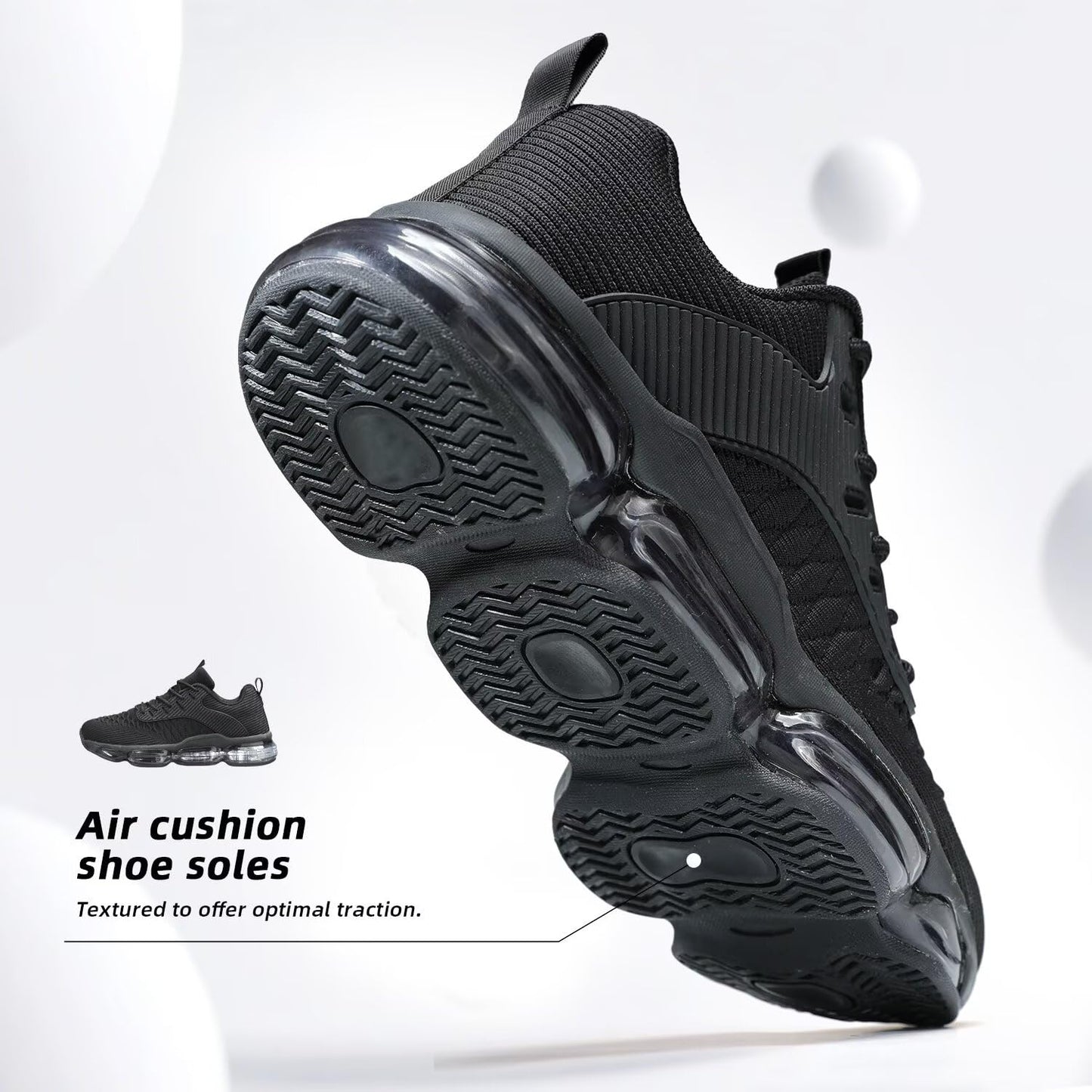 Mens Running Shoes Air Low Top Comfort Walking Lace Up Sneakers Breathable Fashion Tennis Sport Gym Fitness Cross Trainers