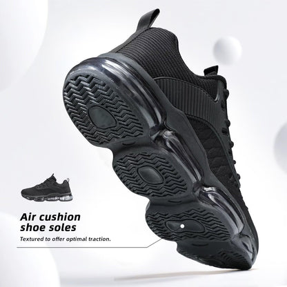Mens Running Shoes Air Low Top Comfort Walking Lace Up Sneakers Breathable Fashion Tennis Sport Gym Fitness Cross Trainers