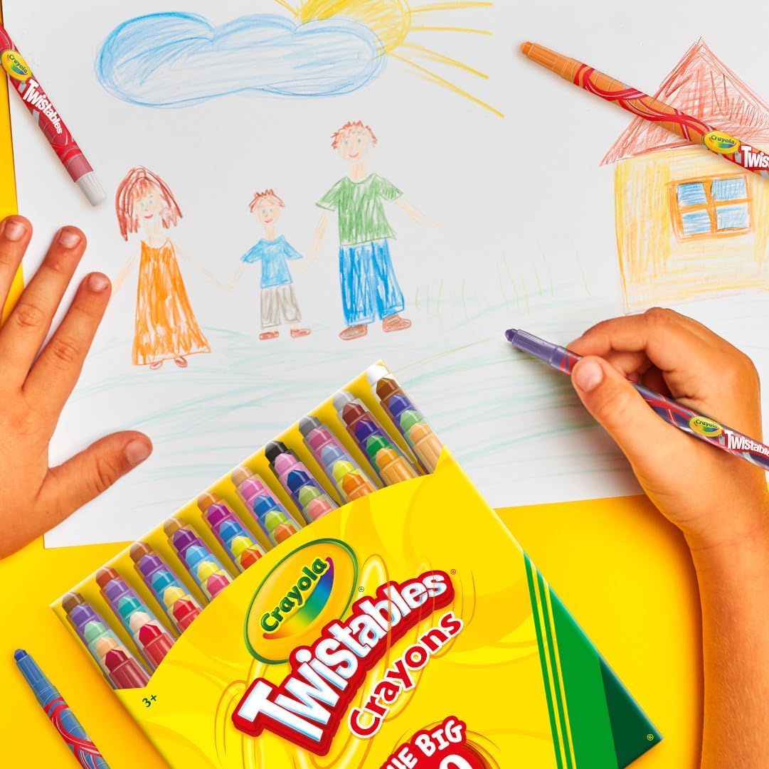 Crayola Mini Twistables Crayons: A Mess-Free Coloring Solution for Kids