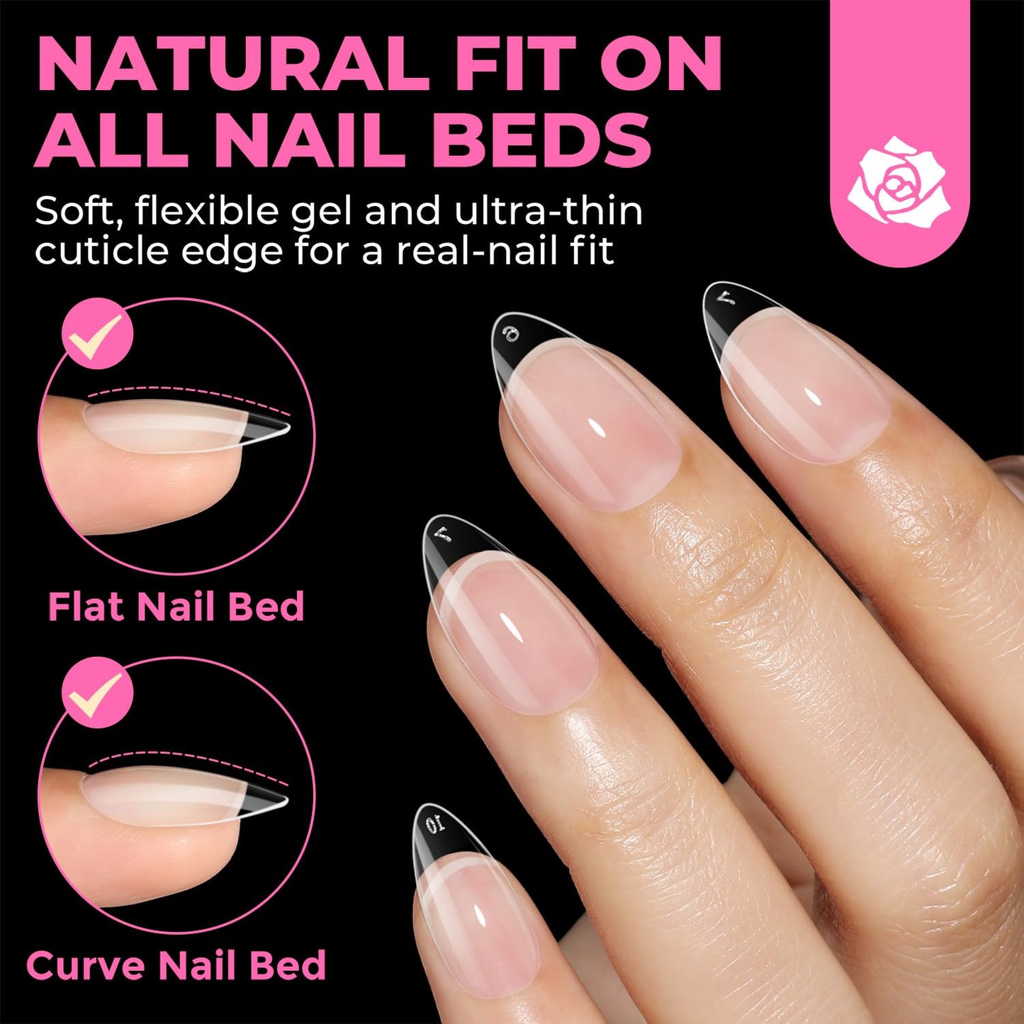UNA GELLA Short Almond Nail Tips: A Game-Changer for At-Home Nail Art