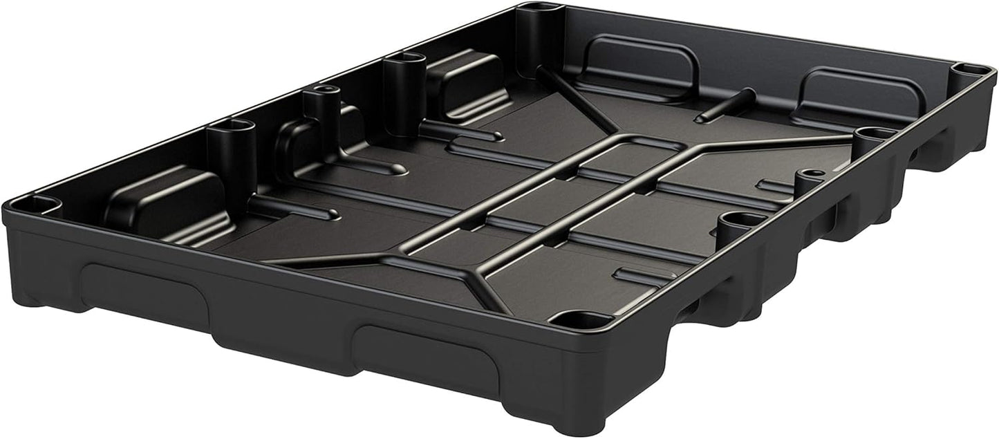 NOCO BT31S Schwarze Schwerlast-Batteriewanne für Gruppe 24-31 für Kfz-, Marine- und Wohnmobilbatterien