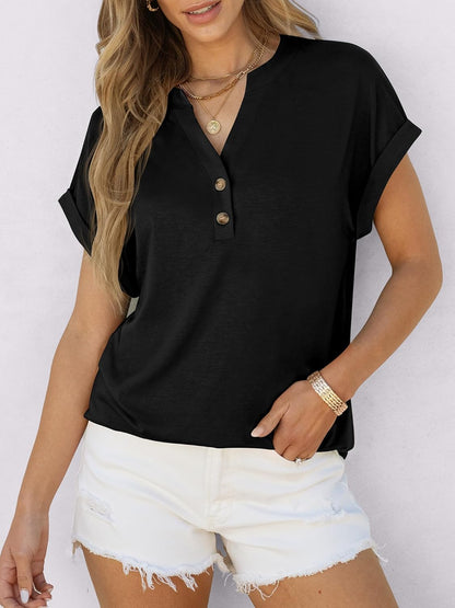 ANRABESS Womens Short Sleeve Henley Tops: A Perfect Blend of Style and Comfort