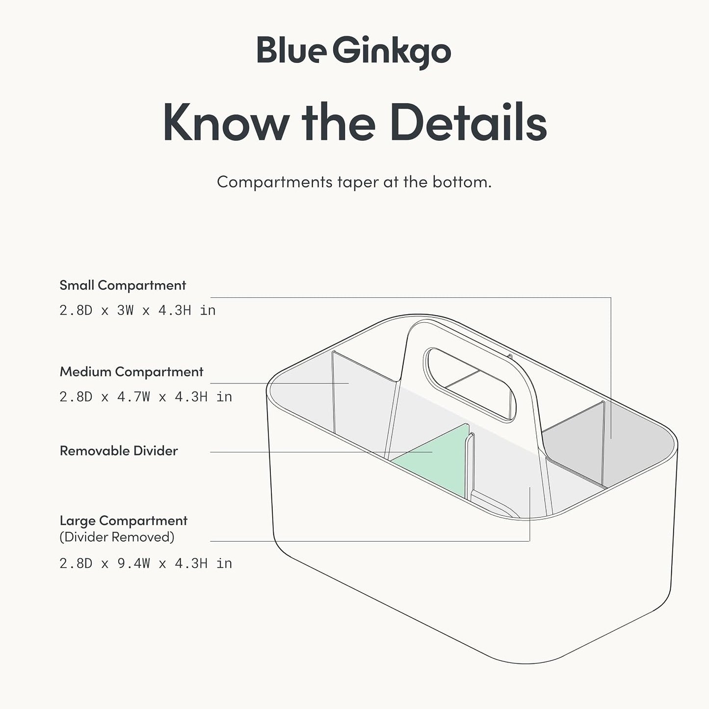 BLUE GINKGO Stackable Organizer Caddy: A Game-Changer for Clutter-Free Spaces