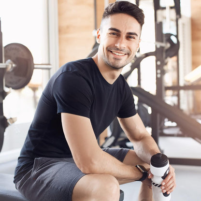 MLYENX Herren-Trainingsshirts Sportbekleidung Feuchtigkeitsableitend, schnelltrocknende Herren-Sportshirts Gym T-Shirts