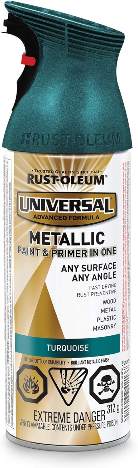 Metallic Finish Turquoise