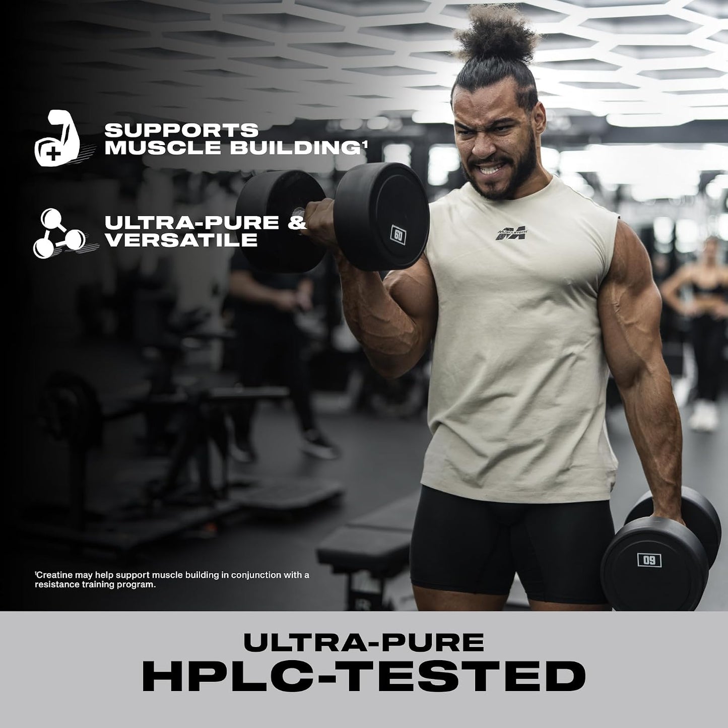 MuscleTech Platinum 100% Creatine Monohydrate Unflavoured 402g