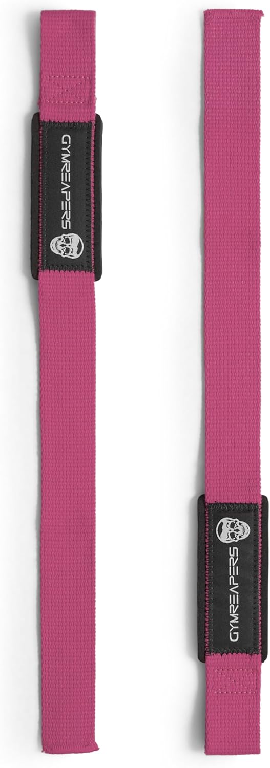 Gymreapers Hebe-Handgelenkbandagen für Gewichtheben, Bodybuilding, Powerlifting, Krafttraining und Kreuzheben – gepolstertes Neopren mit 45,7 cm Baumwolle