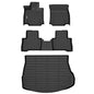 GINOWY-Floor Mats for Toyota 4Runner 1996-2002,1st+2nd Row,TPE All Weather Car Mats Custom Fit Rubber Floor Liners Car Accessories for Toyota 4Runner