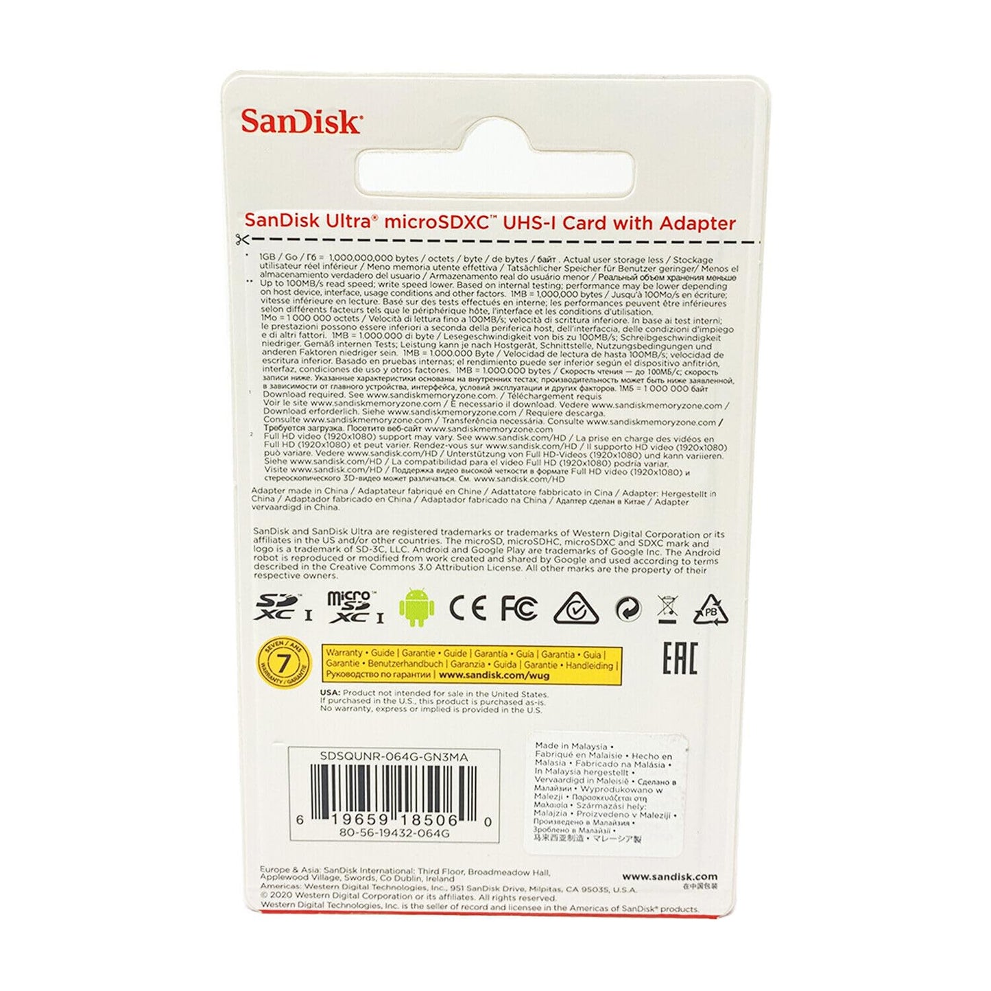 "Made for Amazon" SanDisk 128 GB micro SD Speicherkarte für Fire Tablets und Fire TV