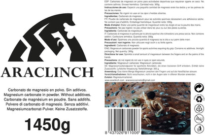 Magnesium Carbonate Powder Climbing Crossfit Gym Paddle Weight Lifting Calisthenics 1450g