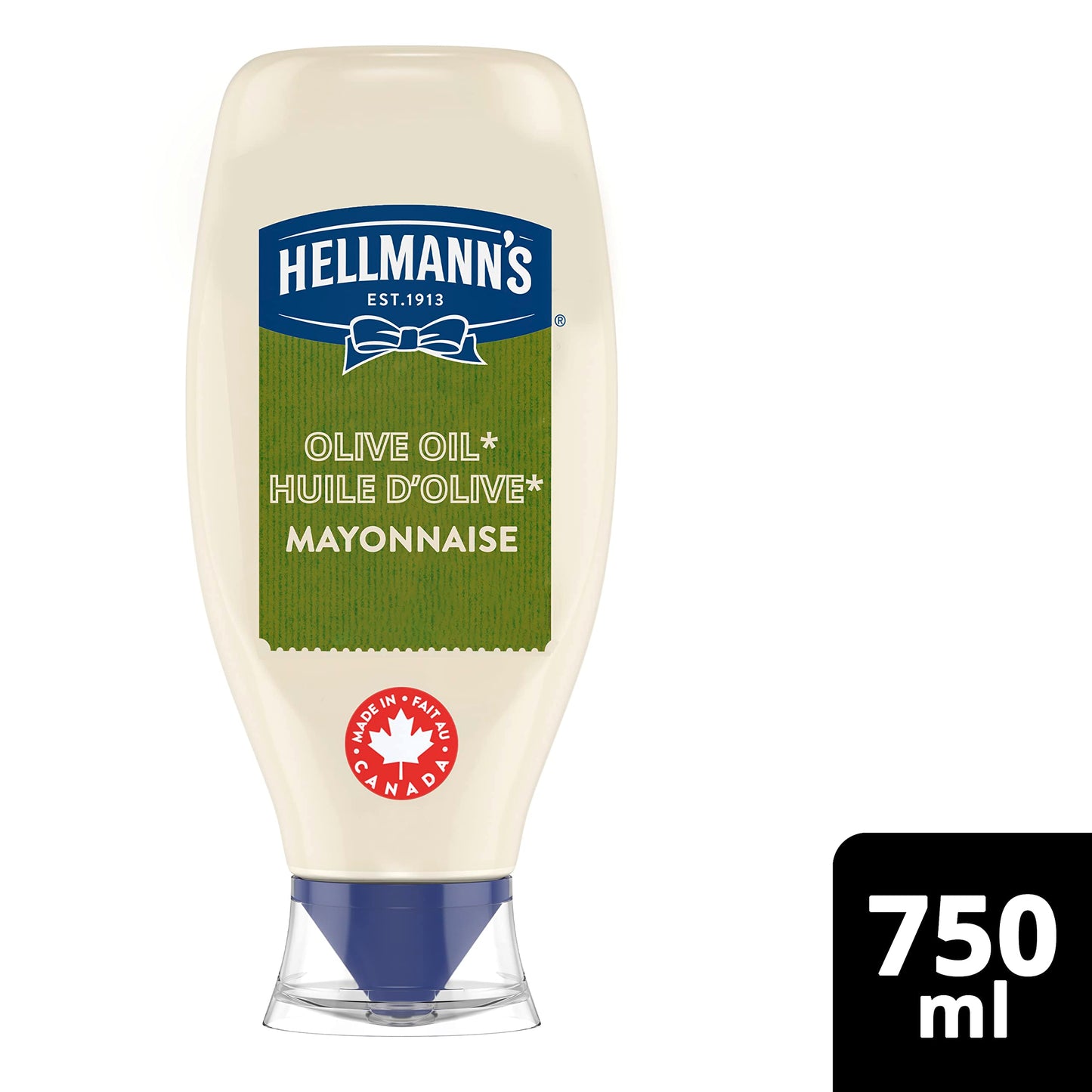 Hellmann's Mayonnaise, Olivenöl, 750 ml/25.4 fl. oz., (Importiert aus Kanada)