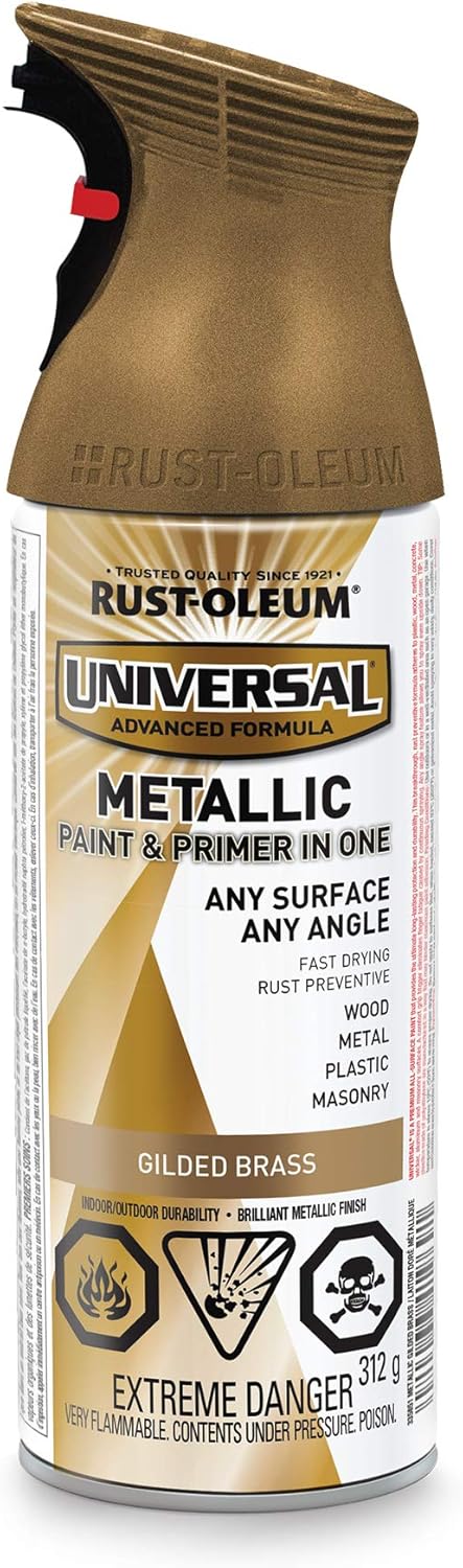 Metallic Finish Gilded Brass