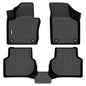 GINOWY-Floor Mats for Toyota 4Runner 1996-2002,1st+2nd Row,TPE All Weather Car Mats Custom Fit Rubber Floor Liners Car Accessories for Toyota 4Runner