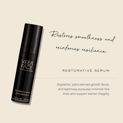 Veea Face by Dr. Suzan Obagi - Restorative Serum | Minimize Fine Lines + Wrinkles | Smooth Texture + Support Skin Barrier (1 fl oz | 30 ml)