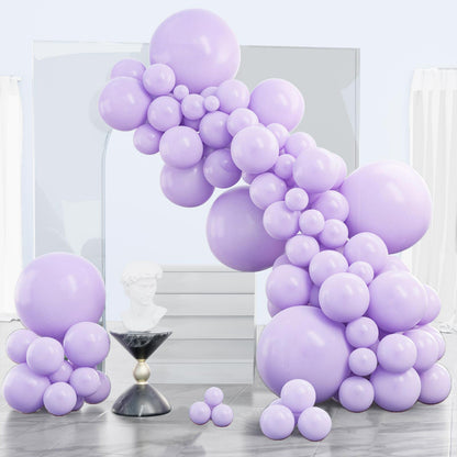 PartyWoo White Balloons 140 pcs Different Sizes of 18 12 10 5 Inch White Balloons Arch Kit Garland for Wedding Baby Shower Birthday Bridal Shower Graduation Engagement Party Decorations White-Y13