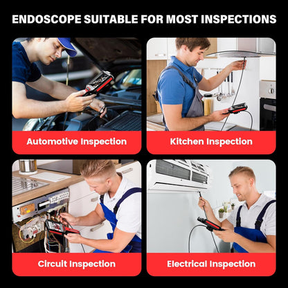 Inspect with Ease: The TGJOR 5" 1080P HD Dual-Lens Endoscope Camera