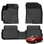 GINOWY-Floor Mats for Toyota 4Runner 1996-2002,1st+2nd Row,TPE All Weather Car Mats Custom Fit Rubber Floor Liners Car Accessories for Toyota 4Runner