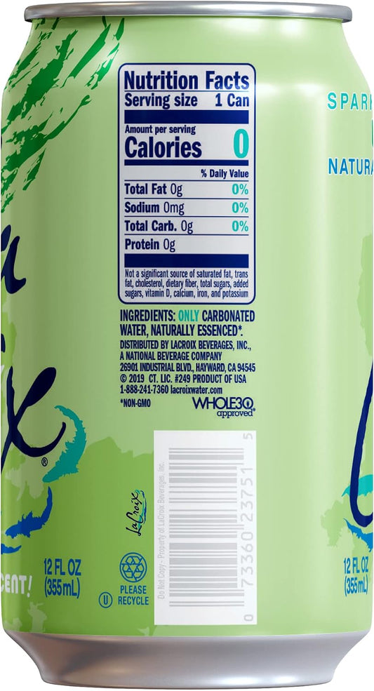 La Croix Sparkling Water, Lime - A Refreshing and Healthy Choice