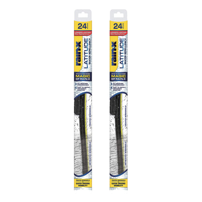 Rain-X 810363 Repellency Water Repellent Wiper Blades, 22" Windshield Wipers (Pack of 2), All Weather Streak-Free for Enhanced Visibility w/Water Repellency Formula [Amazon Exclusive]