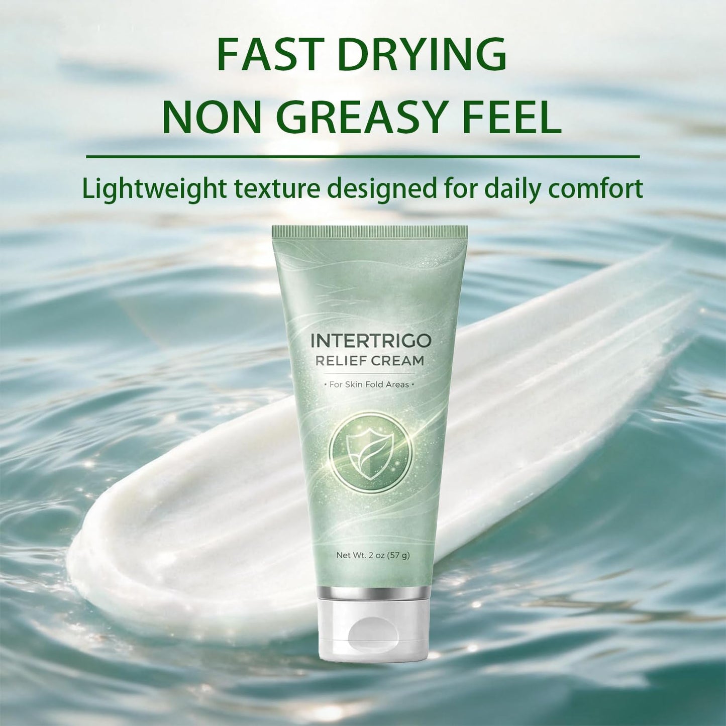 Healora Intertrigo Cream, Skin Fold Car, for Moisture & Friction Protection, Helps Soothe Irritated Skin,Fast-Drying Non-Greasy Formula, Reduce Moisture & Friction (3PCS)