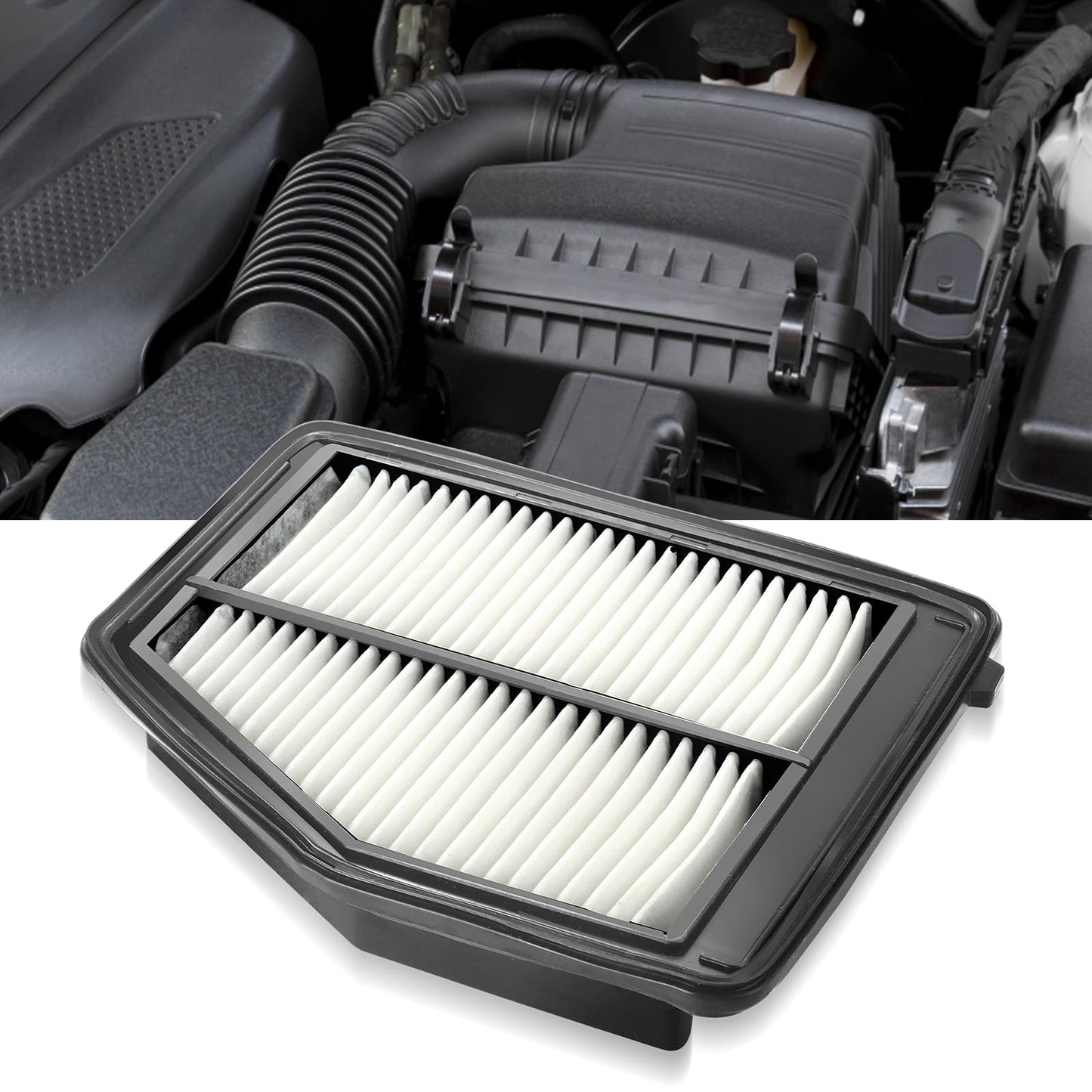 CA10262 Engine Air Filter Fit Ford Expedition/F150/F250/F350 (2007-2021) & Lincoln Navigator Replaces FA1883, 7C3Z9601A, A35642