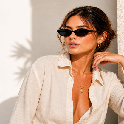Retro Oval Cat Eye Sunglasses for Women: A 90s Revival