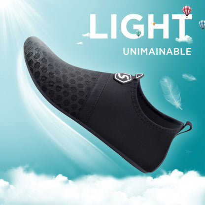 SEEKWAY Wasserschuhe Damen Herren Schnelltrocknend Badeschuhe Aquaschuhe Barfuß Rutschfest Schwimmen Pool Outdoor Surfen Fluss See Yoga