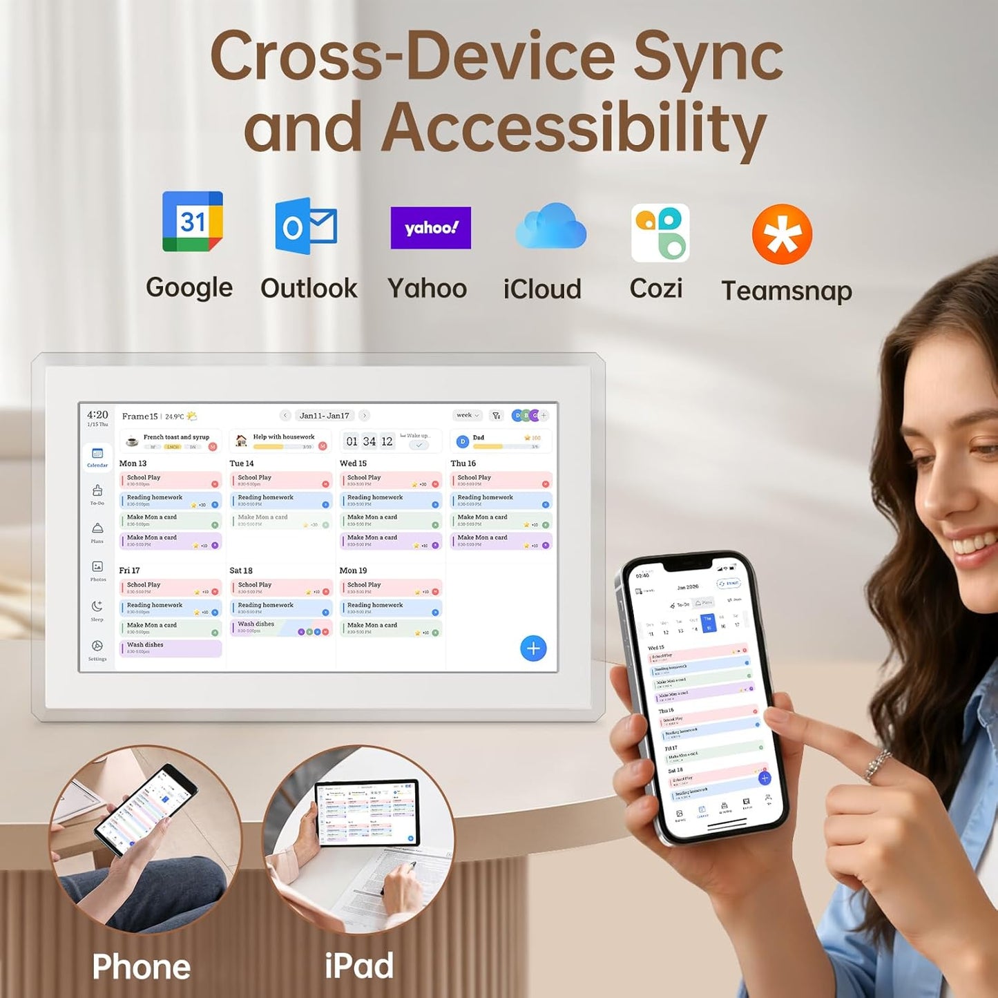 Digital Calendar Wall Touch Screen: A Game-Changer for Family Organization