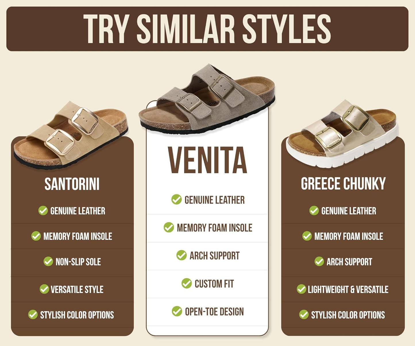 Step into Comfort: Project Cloud's 100% Genuine Leather Flat Sandals