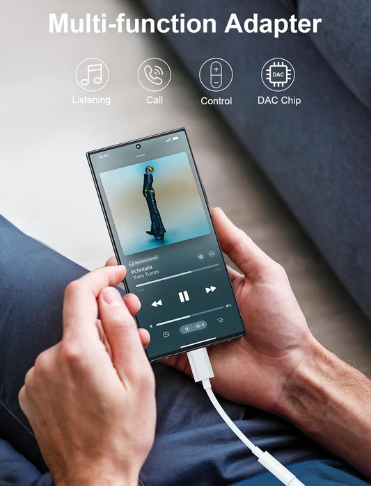 USB-C to 3.5mm Audio Headphone Adapter - A Game Changer for Music Lovers