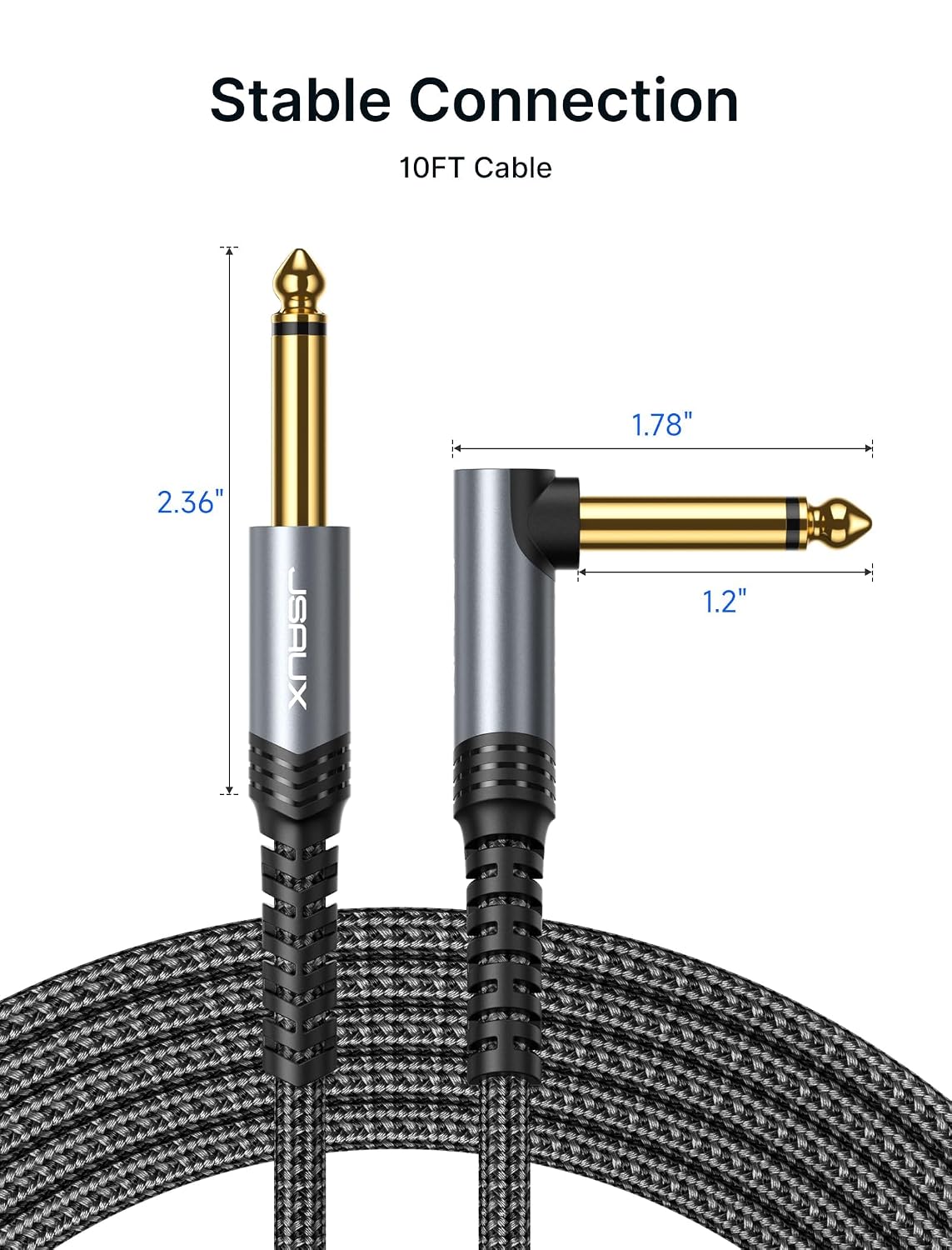 JSAUX Guitar Cable 10 ft - A Game-Changer for Musicians?