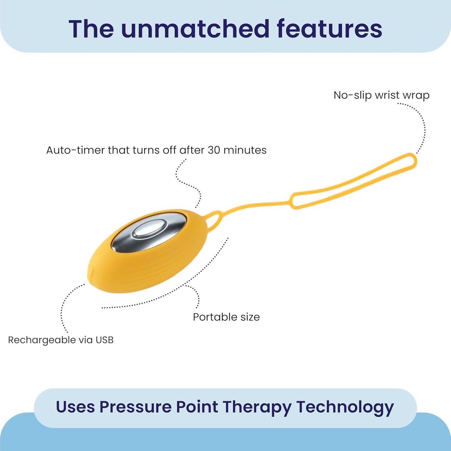 The Chill Pill Plus Sleep Aid Device with Heat, Compact Sleep Device with Targeted Pressure Point Therapy for Stress Relief, Panic Attacks, and Agitation - Heated Chill Pill Device by Mend Your Mental