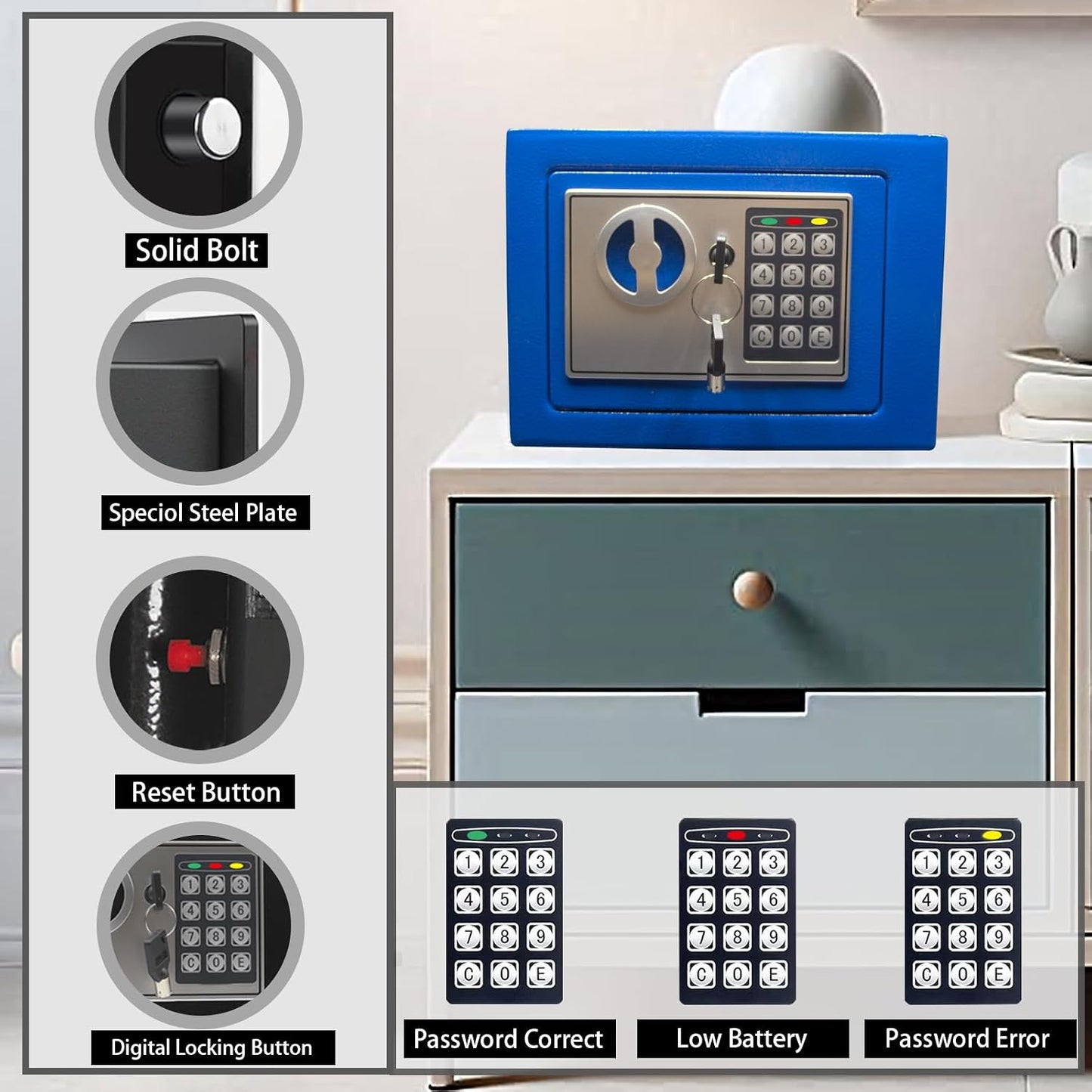 Yuanshikj Small Steel Security Safe Box Review: A Compact, Reliable Choice