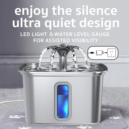 Veken Stainless Steel Cat Water Fountain: A Game-Changer for Pet Owners