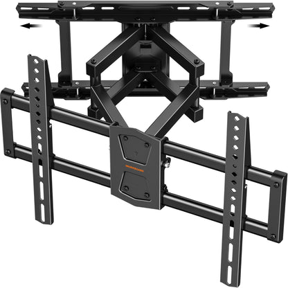 IWORKBOARD 55 65 75 85 inch Tilting TV Wall Mount for 32-90 '' TVs, Low Profile TV Mount Bracket, Safe Lock & Quick Release, Max VESA 600x400mm, 24 inch Studs,132 lbs, Fit Most 55+ 75+ 85+ 86 TVs