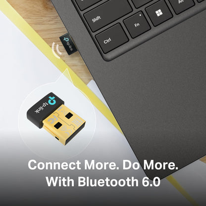 TP-Link USB Bluetooth Adapter for PC - Bluetooth 5.4 Dongle Receiver, Plug and Play, Nano Design, EDR & BLE, Supports Windows 11/10/8.1/7 for Desktop, Laptop, Keyboard, Mouse, etc (UB500)