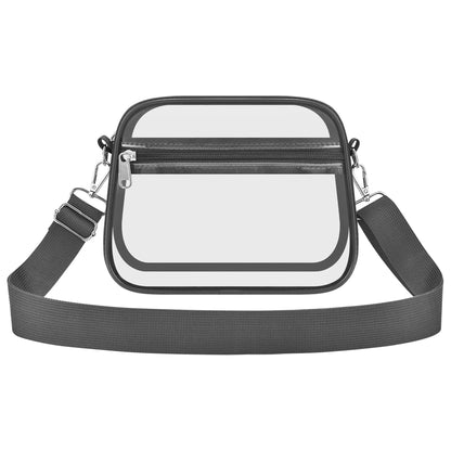 Clear Bag for Stadium Events Clear Sports Fan Handbags Purses with Adjustbale Strap for Concerts Festivals Game Day