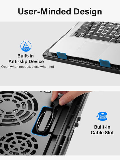 Kootek Laptop Cooling Pad Review: A Game-Changer for Your Laptop's Temperature