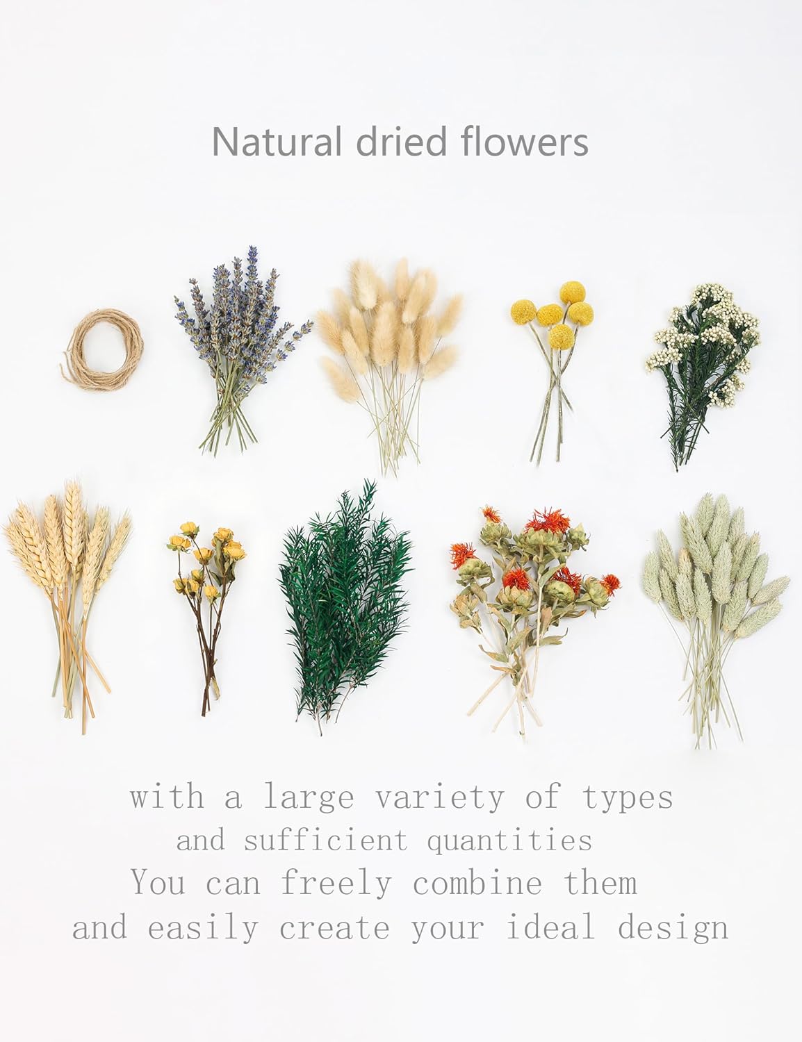 DIY Natural Dried Flower Set