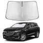 EcoNour Car Windshield Sunshade | Blocks 99% Heat & Keeps Interior Cool | Universal Fits Cars, SUVs, Trucks | Automotive Sun Screen, Visor & Car Accessories for Summer | Medium (64x32 Inches)