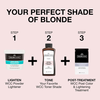 COLORCHARM Permanente Flüssigtönungen | Neutralisiert Gelbstich | Frei von Parabenen | Vegan | T18 Hellstes Aschblond | 41 ml
