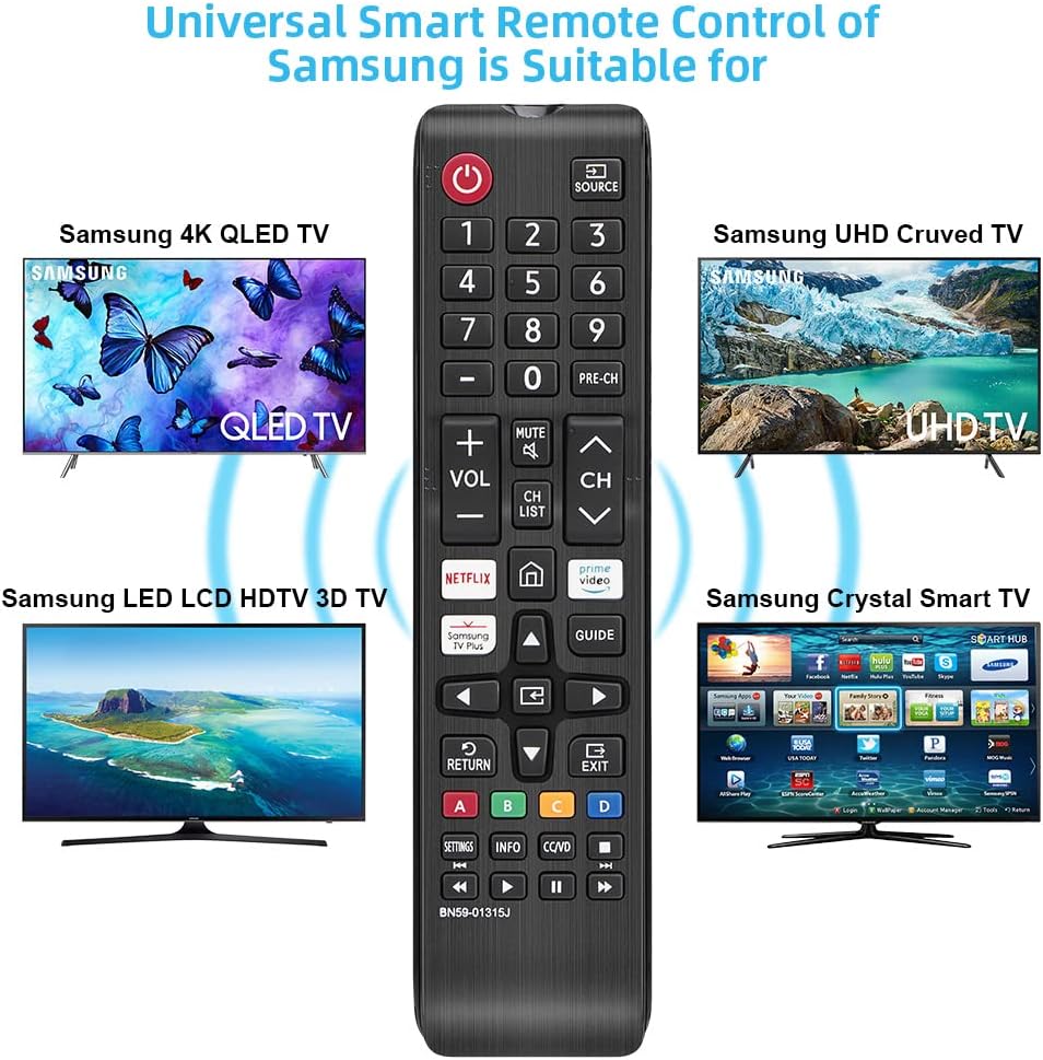 BN59-01315J Replace Remote for Samsung Smart TV