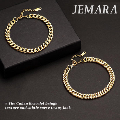3 Stück Herren Silber Armbänder, robustes Curb Edelstahl Breite Schlangenkette Figaro Cuban Armband Set 7/7.8+1.2 Zoll verstellbares Stapel-Silberkettenarmband für Männer